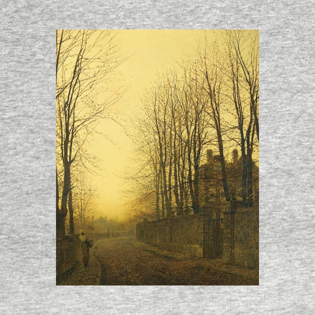 Late Autumn by John Atkinson Grimshaw by Classic Art Stall